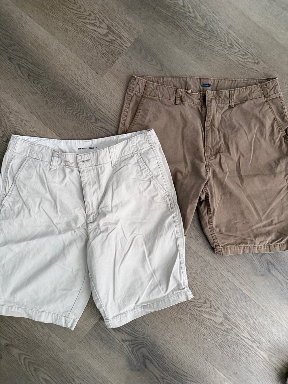 Men's Old Navy Shorts - Light tan & Brown
